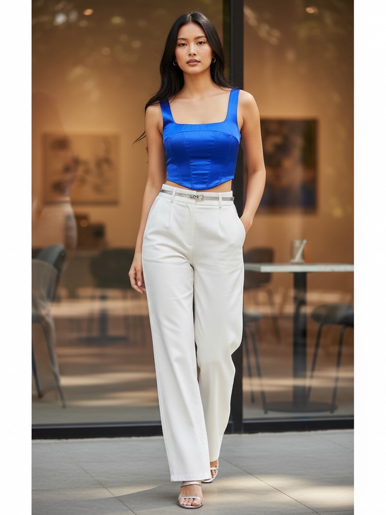 Nia Corset Crop Top Size S